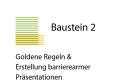 Öffnen Baustein 2